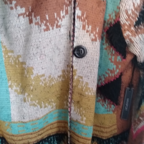 MAXSPORT woman's long duster cardigan L NWT - Picture 7 of 8